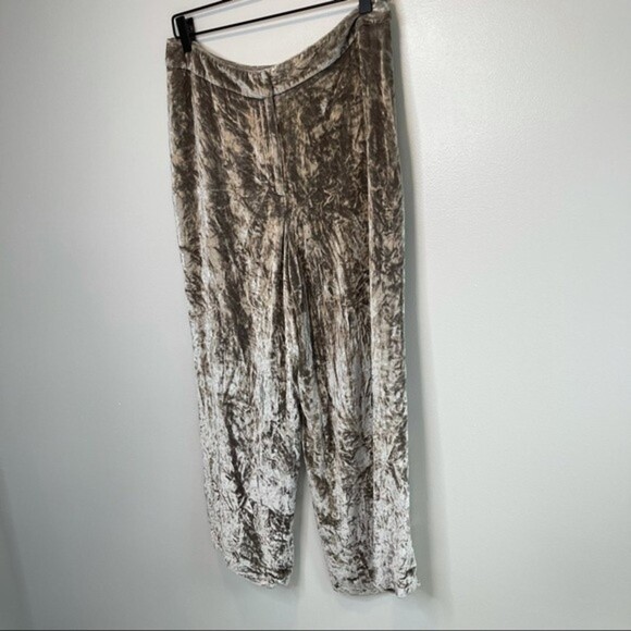 Vintage Talbots Collection Crushed Velvet Pants Silk Blend - Picture 3 of 11